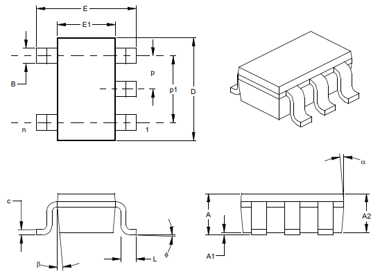 （Microchip）溫度傳感器TC77-5.0MCTTR-VAO 數(shù)字，本地 -40°C ~ 125°C 12 b SOT-23-5