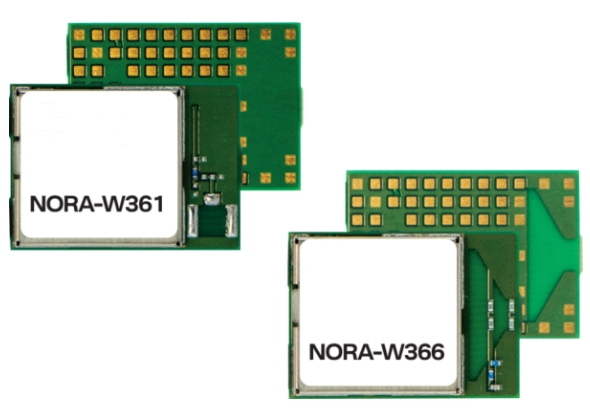 u-blox發(fā)布新款雙頻Wi-Fi藍(lán)牙LE模塊：NORA-W361-00B、NORA-W366-00B