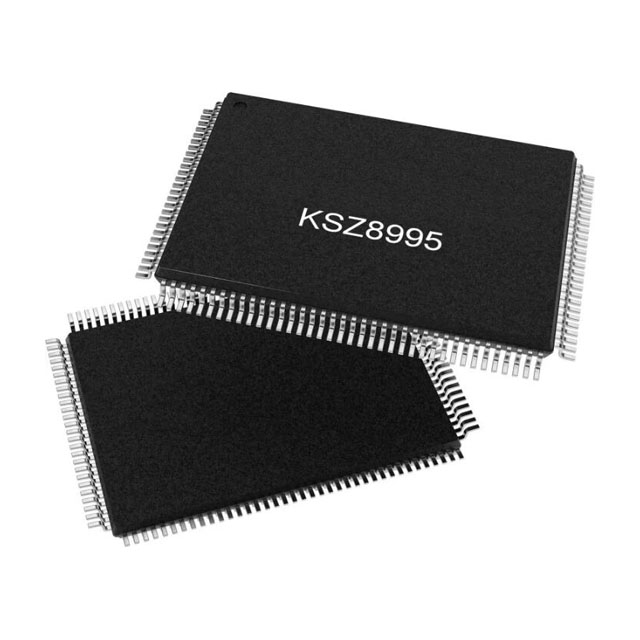 出售【Microchip】KSZ8995XA 集成式 5 端口 10/100 QoS 以太網(wǎng)交換機，支持光纖