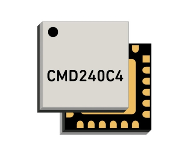 CMD240C4是一款射頻放大器，DC至22GHz，24QFN