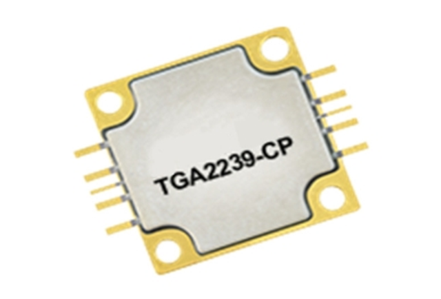 基于 GaN 的 3 級功率放大器- TGA2239-CP 工作頻率范圍為13.4 –?15.5?GHz