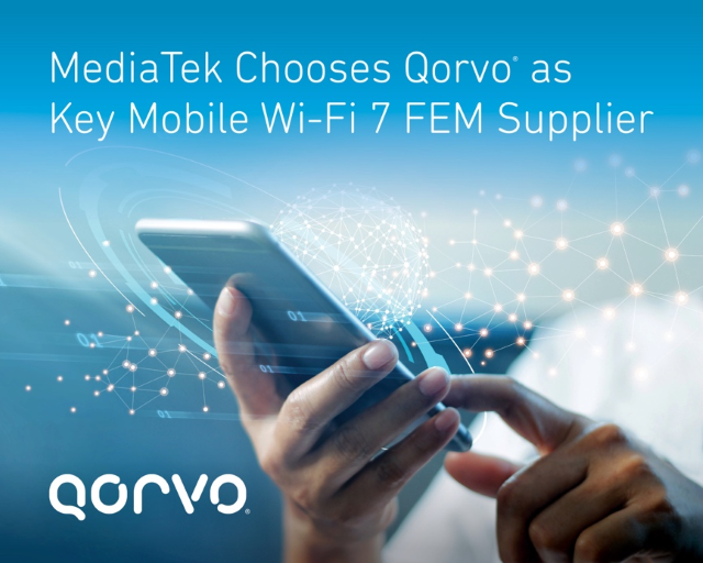 Qorvo 入選聯(lián)發(fā)科技天璣 9400 首發(fā) Wi-Fi 7 FEM 重要供應商